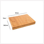 Planche à découper avec rebord – 45 × 34 cm