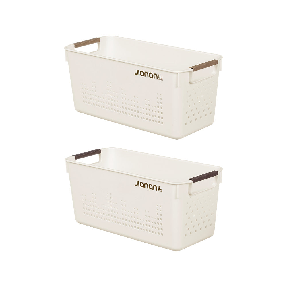 Set de 4 Paniers de Rangement Multifonction avec Poignées