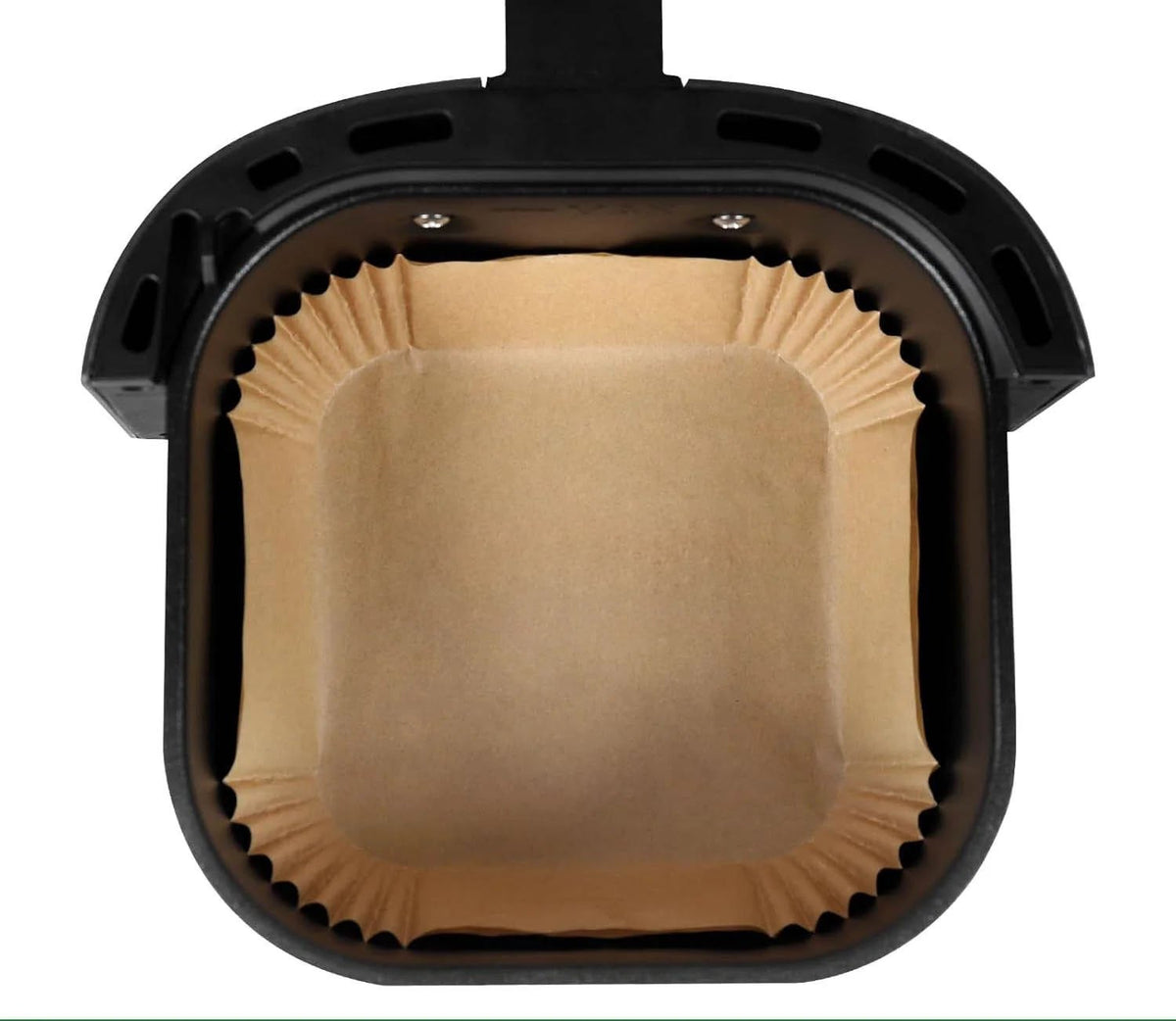 Papier Sulfurisé pour Air Fryer – Lot de 50 Feuilles Carrées