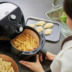 Papier Sulfurisé Rond pour Air Fryer – Lot de 50 Feuilles