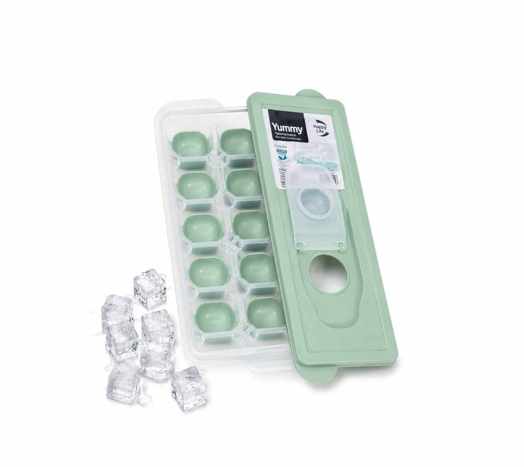 Boîte à Glaçons en Silicone avec Couvercle