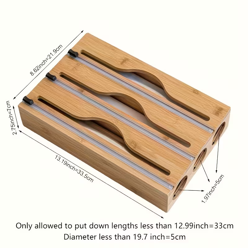 Distributeur  film alimentaire 3-en-1 en