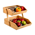 Etagère de cuisine, 27 x 27 x 23 cm, bambou