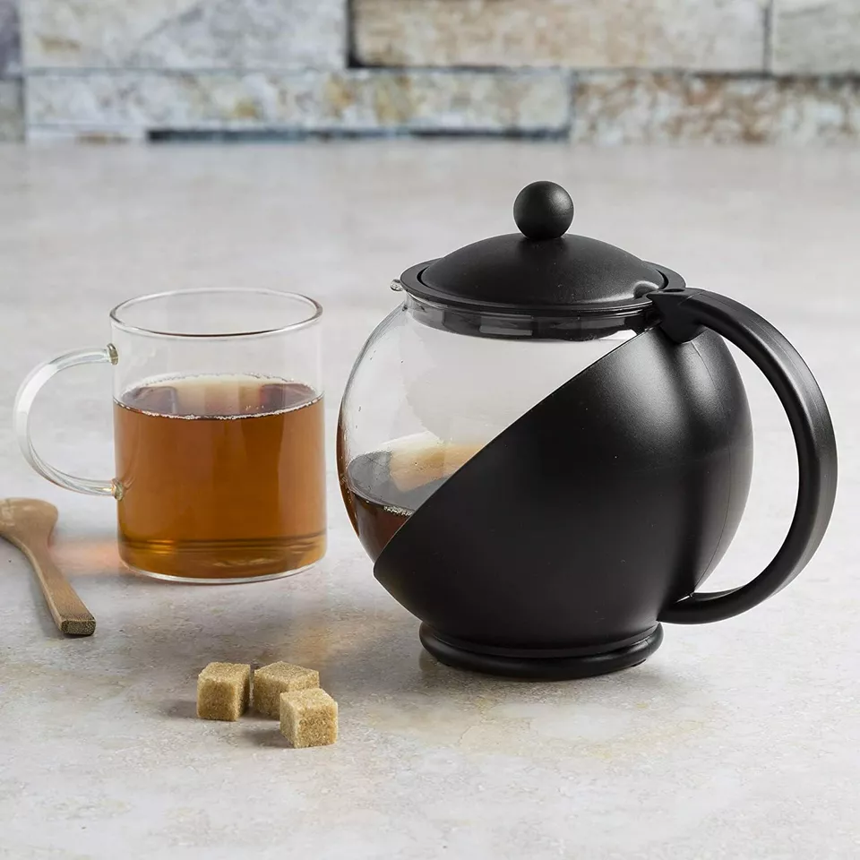 Théière en Verre avec Filtre en Acier Inoxydable – 750 ml