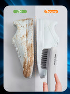 Brosse de Nettoyage Multifonction à Poils Extra Durs avec Poignée