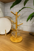Porte tasses en bambou