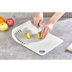 Planche à Découper Multifonctionnelle CENOA avec Bac de Récupération – 35 × 24 cm