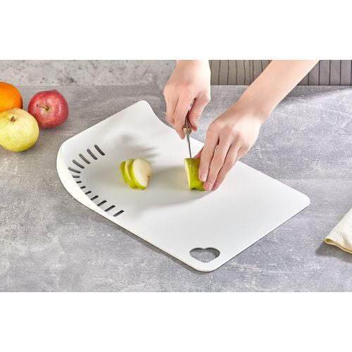Planche à Découper Multifonctionnelle CENOA avec Bac de Récupération – 35 × 24 cm