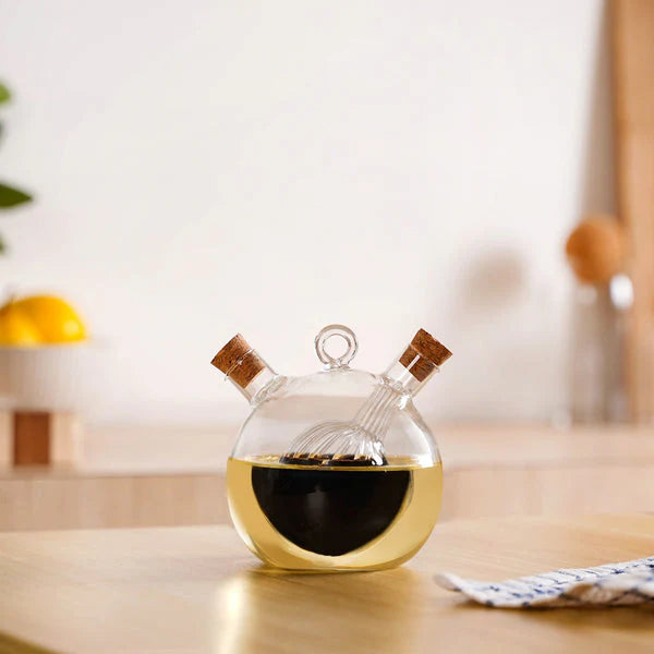Distributeur d’Huile en Verre 2 en 1