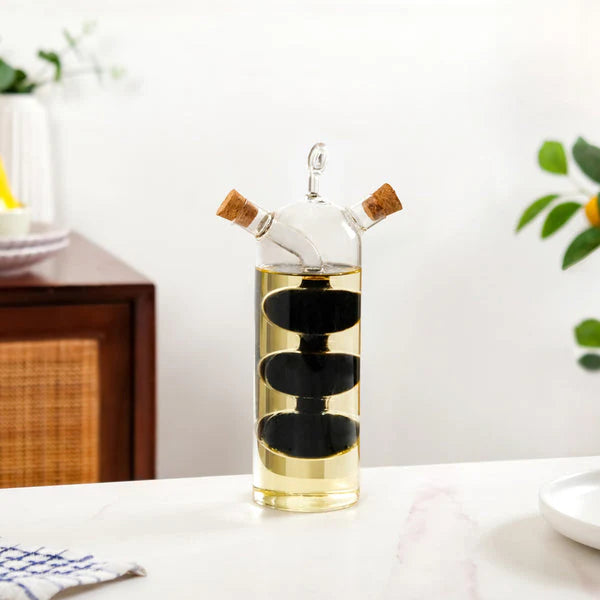 Distributeur d’Huile en Verre 2 en 1