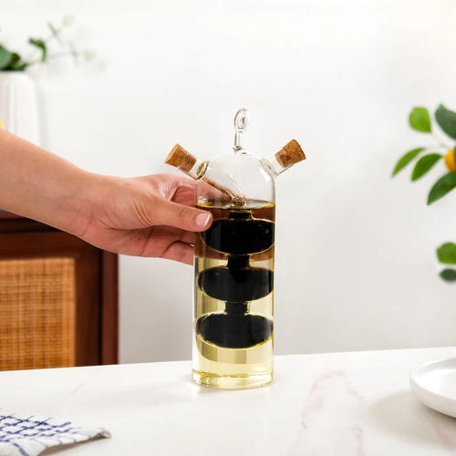 Distributeur d’Huile en Verre 2 en 1