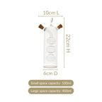 Distributeur d’Huile en Verre 2 en 1
