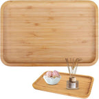 Plateau Rectangulaire en Bambou 27 × 17 cm