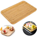 Plateau Rectangulaire en Bambou 27 × 17 cm