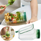 Boîte à Salade Portable avec Compartiment Sauce Étanche
