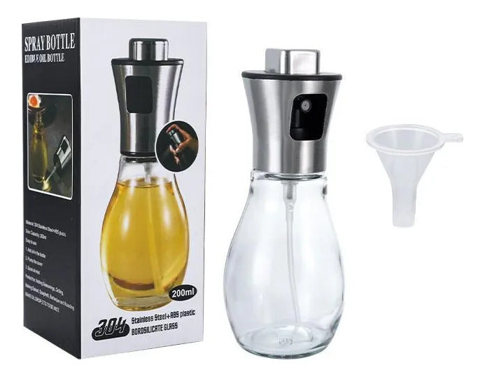 Flacon pulvérisateur d’huile – 200 ml en verre