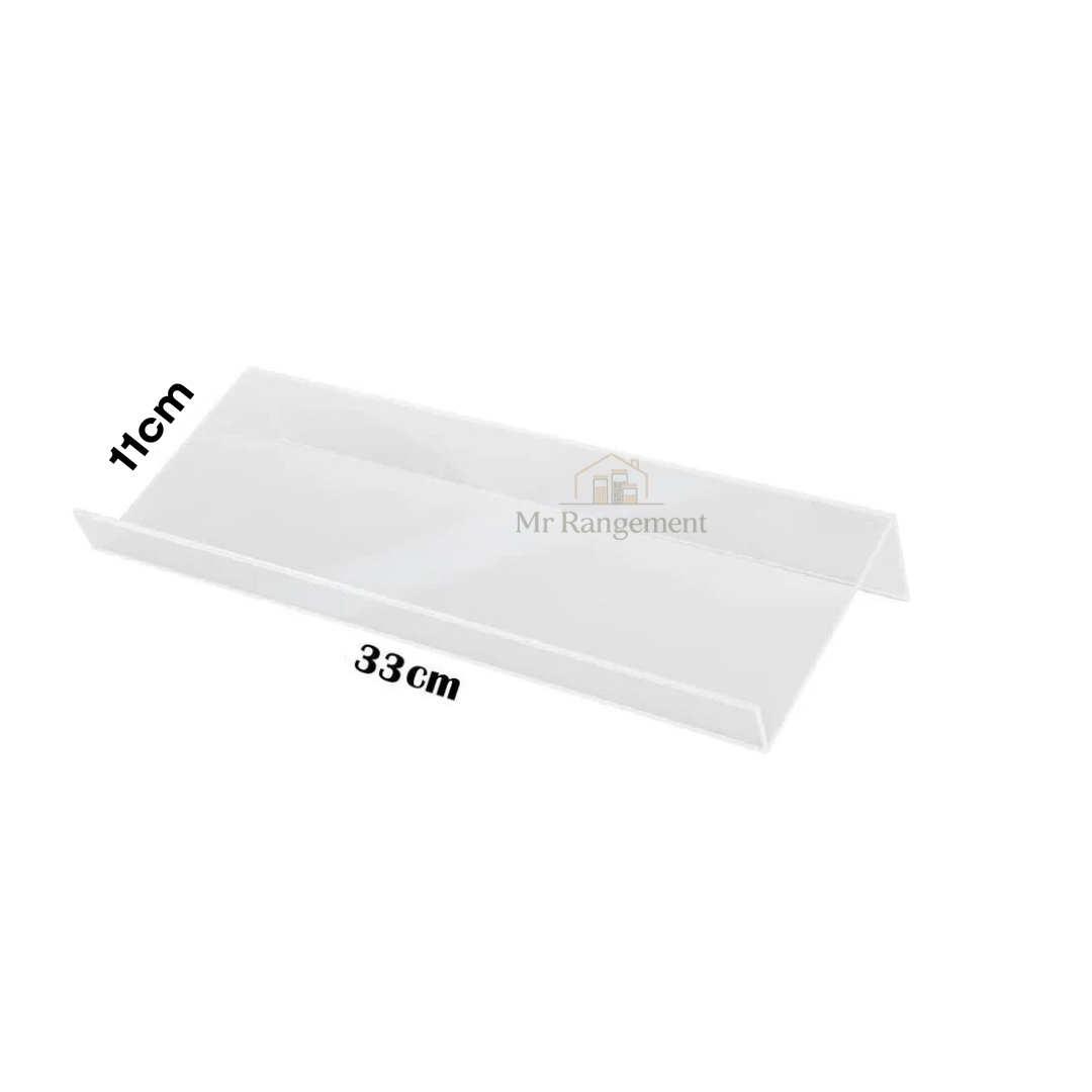 Lot de 4 Organisateurs de Tiroir à Épices en Plexiglass