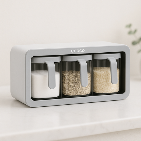 Porte-Grains et Épices Triple Ecoco