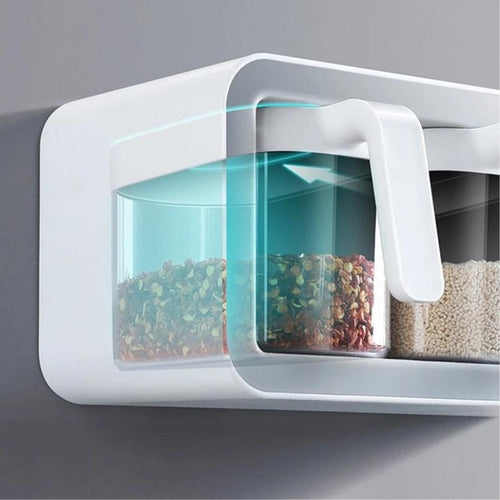 Porte-Grains et Épices Triple Ecoco