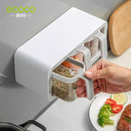 Porte-Grains et Épices Triple Ecoco