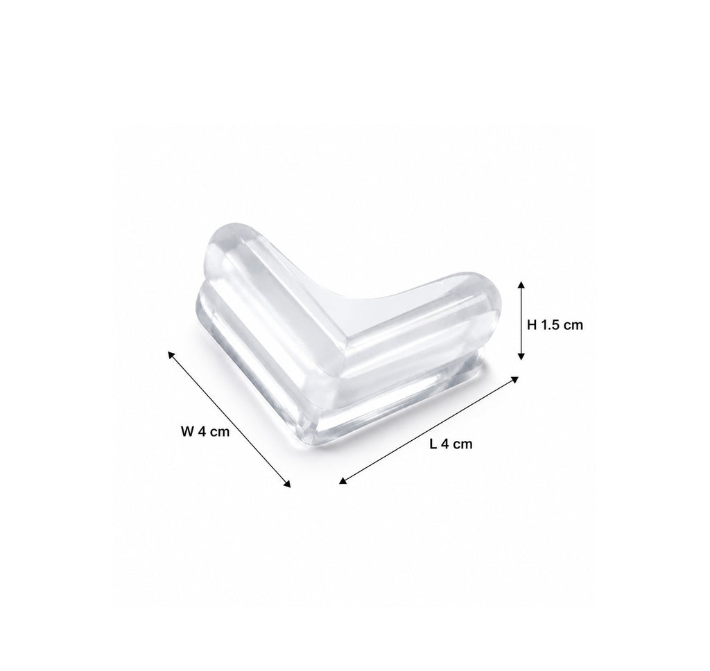 Lot de 4 Protections d’Angle en PVC Transparent – Sécurité Bébé