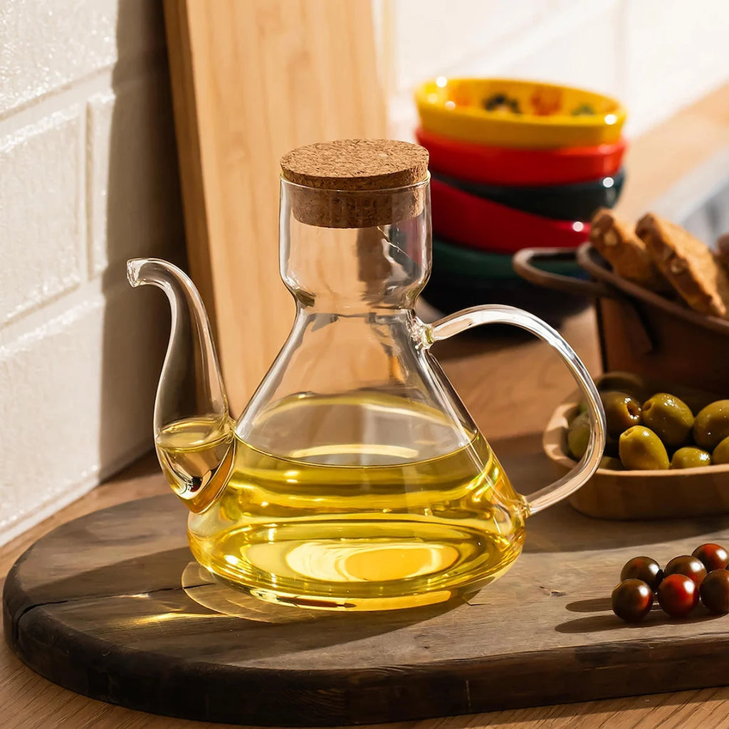 Distributeur d'Huile & Vinaigre en Verre Borosilicate 250ML