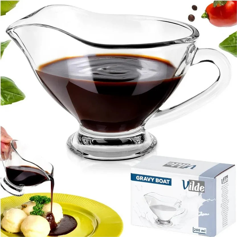 Set de 2 saucières en verre 200 ml
