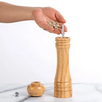 Moulin à Épices en Bois Classique – Poivre & Sel – 21 cm